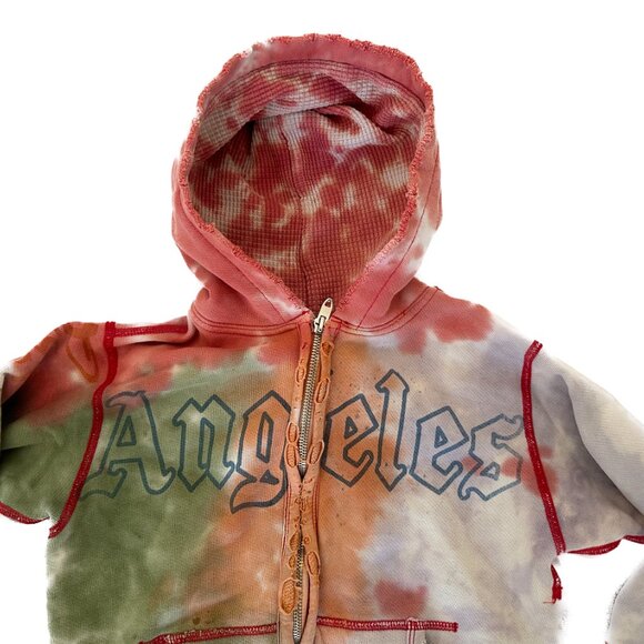 Rare The Great China Wall Los Angeles Salvage Car Club 1999 Kids Zip Hoodie 4 T - Picture 4 of 17